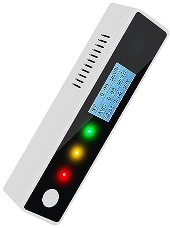 Compteur Geiger Détecteur de Rayonnement, Surveillance en Temps Réel, Testeur Numérique pour Alarme Sonore et Lumineuse, Conception Compacte