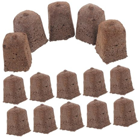FUNOMOCYA Blocs De Démarrage 1 Pouce pour Semis Hydroponiques 40 Cubes De Culture Biodégradables en Éponge De Substrat Noir Jardinage Balcon Et Plantation Hors-Sol Perméabilité D’air Élevée