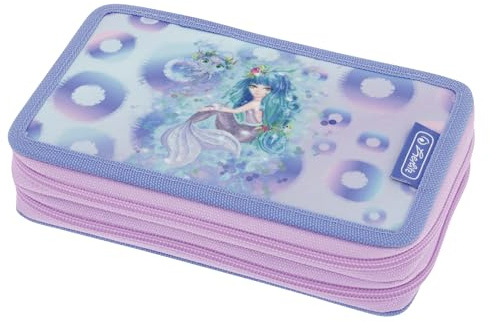 herlitz befülltes Doppeletui, 23 teilig, Motiv: Mystic Mermaid, 1 Stück
