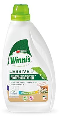 WINNI'S Lessive Bouteille Couleurs ecolabel 1125ml 25 lavages