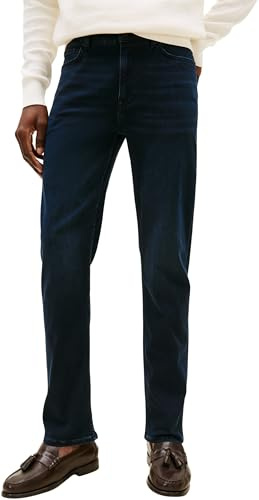 Tommy Hilfiger Uomo Jeans Bleecker Slim Fit, Blu (Blue Black), 32W/33L