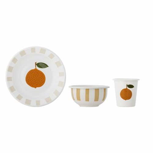 Bloomingville MINI - Agnes Geschirr-Set 82062000, Orange, Eisen