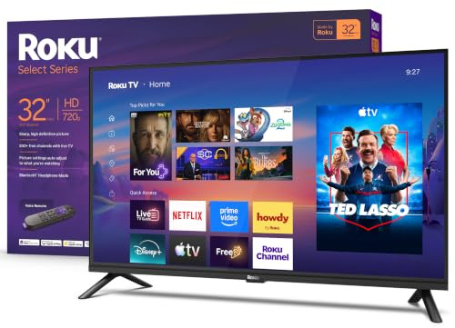 Roku 32-Inch Select Series Smart TV 2026-720p HD TV - RokuTV
