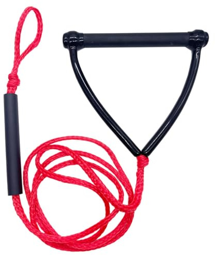 Cuerda de esquí acuático con asa, portátil, para surf, deportes acuáticos, principiantes, profesionales, reutilizables, náuticas, wakeboarding, rodilleras