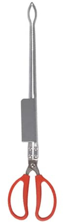 SHINEOFI Pinza per Anguille e Granchi in Acciaio Inossidabile Antiscivolo 52 CM Clip Multifunzionale per Aragoste e Crostacei Utensile da Cucina per Barbecue Picnic e Campeggio