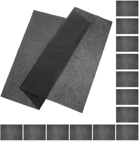 Homoyoyo 20 Pièces Papier Journal Papier D'emballage Noir 50x35cm pour L'emballage Multi-fonction pour Déménagement et Bouquets de Fleurs