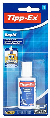 Tipp-Ex 3 X Rapid 20ml Correction Bottle 1 Pack