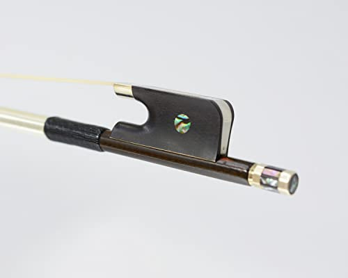 VINGOBOW Goldener Diamant Kohlefaser violabogen Bratsche bogen 4/4 Größe Master Level Parisian Eyes Ebenholz Frosch gut ausbalanciert süßer Klang 140M