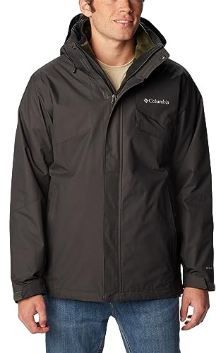 Columbia Bugaboo Fleece Interchange Jacket, Giacca Invernale 3 In 1 Uomo, Shark, Taglia L