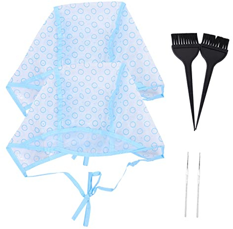 VICASKY 6 Piezas Kit De Mechas Desechables Para Mechas Con Cepillo De Gancho Gorro Para Teñir El Cabello Herramienta Para Teñir El Cabello Para Resaltar Tapas De Color Casa