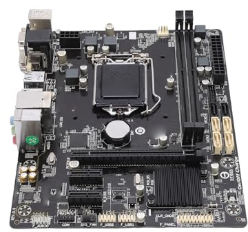 ciciglow LGA 1150-Motherboard, Micro-ATX-Computer-Motherboard-Unterstützung für Desktop-PC, Unterstützt DDR3, 1600 MHz PC-Motherboard mit USB3.0-USB2.0-Anschlüssen
