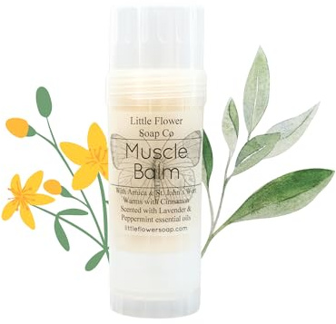 Gifts for Men Stocking Stuffers - Muscle Rescue Balm for Athlete, Runner, Golfer, Tennis Adult Son Brother Small Christmas Gift Ideas for him Handmade All Natural Arnica Balm