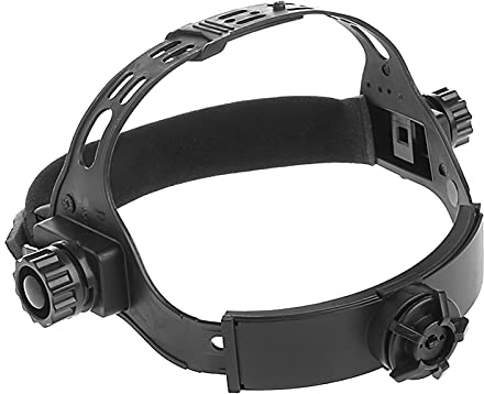 Generic Material de PP para soldar el reemplazo del equipo de cabeza para soldar los cascos Auto casco oscuro accesorio de trinquete-tipo negro - Solo diadema