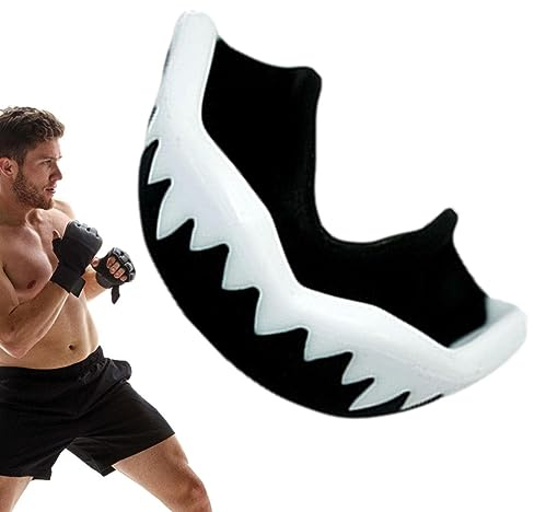 Sportmunskydd | boxning MMA hockey dubbelfärgat tandskydd | tvåfärgat tandskydd för boxning, basket, MMA, hockey, fotboll, kampsport Woteg