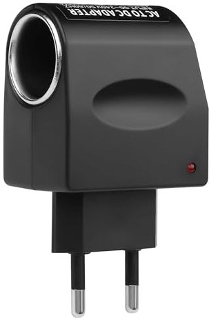 CERRXIAN Convertitore CA a CC, Adattatore da Spina Europea per Accendisigari da Auto da 230 V a 12 V e 500 mA Max 6 W Adattatore di Alimentazione per Auto Mini Convertitore di Tensione Spina UE
