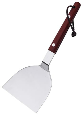 MAGICLULU Pala Para Pizza Acero Inoxidable Mediana Mango De Madera Estable Herramienta Transferencia Panqueques Uso Doméstico Cocina