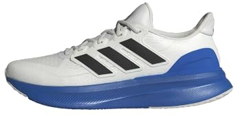 adidas Men's Ultrarun 5, Crystal White/Black/Blue, 10