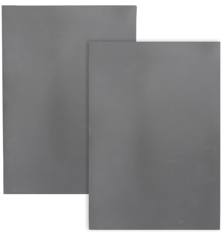Zyiphor 2 Pezzi Fogli Gomma per Timbri Laser A4 30x21cm 2,3mm Tampone per Fogli di Gomma Laser Timbri in Gommas per Incisione Lasers per Realizzare Timbris Sigillanti, Materiale Fai da Te