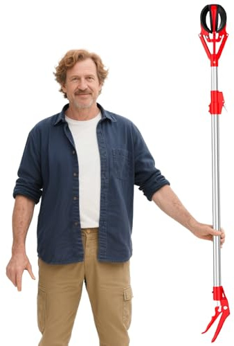 Recoge Fruta recogedor de Frutas Recolector De Fruta Pequeño con Pértiga, Ajustable Y Ligero, Ideal para Recoger En Altura, Naranjas Guayaba(L 1.8m (5.9ft) - 3.0m (9.8ft))