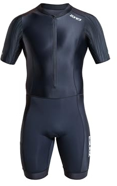 ZONE3 Activate+ - Traje de triatlón de manga corta para hombre - Performance One-Piece para entrenamiento de triatlón y carreras