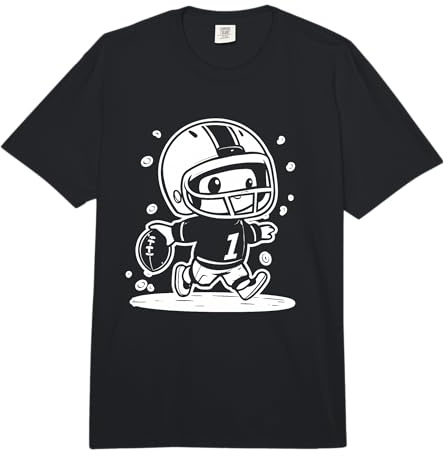 Ragazzo del Football Americano Comfort Colors Adult Heavyweight T-Shirt