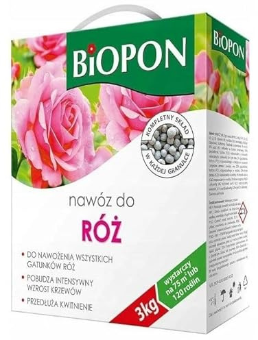 Concime rose in terra e vaso 3kg - fertilizzante per 75m2 - cespuglio rampicanti