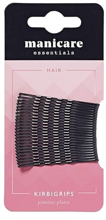 Manicare 24 Forcine Ondulate Nere Da 5 Cm Per Tenere I Capelli In Posizione, Acconciature, Chignon, Forti, Sicure