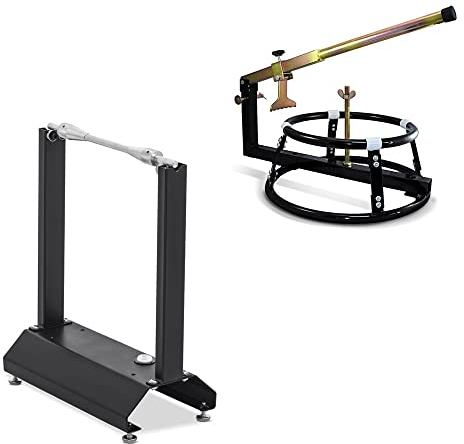 Motorrad Reifenmontiergerät + Wuchtbock Set WO-1+WU-1 ConStands sw