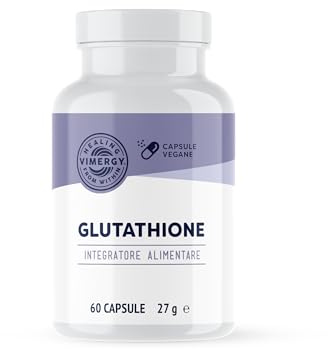 Vimergy Glutathione Capsules, 60 Servings - Natural Immune Supporting, Antioxidant & Detox Supplement - Gluten-Free, Kosher, Soy-Free, Vegan, Paleo Friendly
