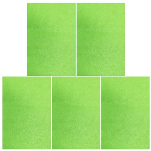 Lot de 5 Tapis en Éponge pour Réfrigérateur - Coton de Rechange - Fraîcheur Alimentaire - Anti-Moisissure - Doublure Imperméable et Lavable