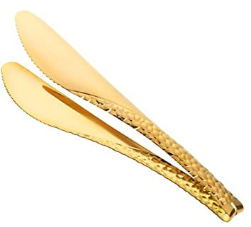 CHFYIJYHM Mini Tongs Salad Tongs Stainless Steel Bread Clip Gold Kitchen Utensils Salad Serving Tools Pastry Clamp Buffet Barbecue Kitchen Tools