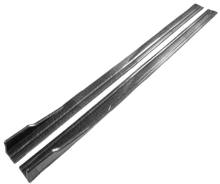 Minigonne Laterali Kit Minigonne Laterali Universali Da 2,2 M, Estensione, Splitter, Diffusore, Alette, Per VW, Per GTD, Per GOLF 4, 5, 6, 7 MK7 MK5 MK6 Minigonne Laterali Estensione(Carbonfiber 2m)