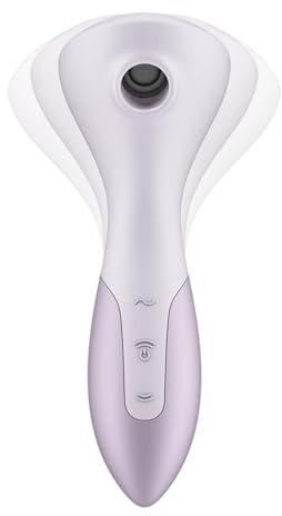 Satisfyer Wand-erful | Druckwellenvibrator & Massager mit Air Pulse Technologie | 11 Druckwellenmodi & 12 Vibrationsprogramme | wasserdicht (IPX7) | Silikon | Sex Spielzeug für Frauen