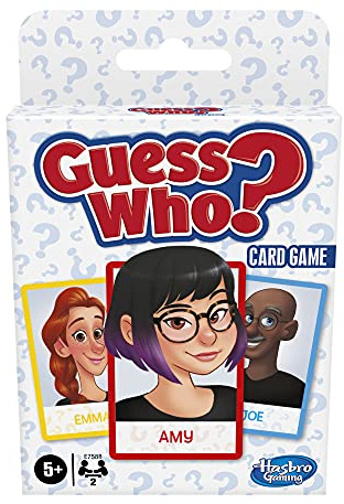 Vem där?-kortspel för barn från 5 år, gissningsspel för 2 spelare (Svenska/Finska)