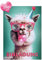 ZADAWERK® Einladungskarten - Alpaka - 12 Stück - Glitzer-Effekt - Party Einladung - 12er Set - Kindergeburtstag – witziges gemütliches Lama - Tierkarte