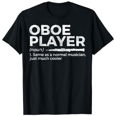 Définition du joueur de hautbois drôle T-Shirt