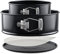 BakeValley Cake Tins for Baking – 2Pcs Round Cake Tin Set – 6 & 8 Inch Cake Tin, 7cm Deep with Parchment Papers Precut for Each Size – Non-Stick Coating & Leak-Proof – Ideal for Baking Cheesecakes