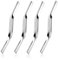 4 PCS Brick Jointer, 1/2 Inch Bricklayers Tools Double End Mortar Finishing Tool Pointing Trowel Brick Laying Tools for Builders and Bricklayers
