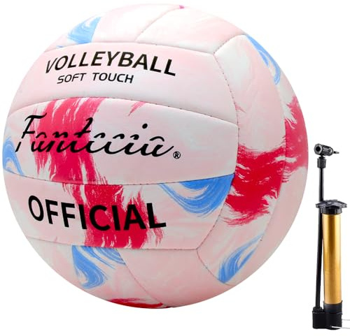 Fantecia Volleyball Ball, Official Size 5, Soft Volleyball for Ultimate Comfort & Performance, Perfect for Indoor & Outdoor Fun