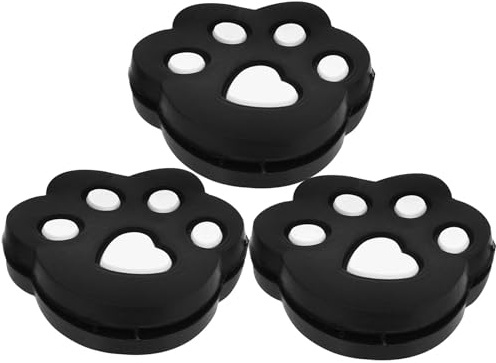 Toddmomy Amortiguadores de Vibraciones para Raquetas de Tenis, 3 Unidades de Silicona Negra en Forma de Garra, Accesorio Ligero y Portátil para Mejorar el Control Comodidad en Partidos