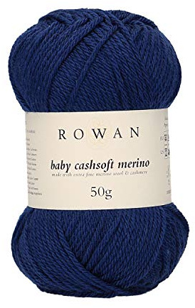 Rowan 9802218-00119 Handstrickgarn, 57% Wolle, 33% Polyacryl, 10% Kaschmir, Royal Baby, onesize