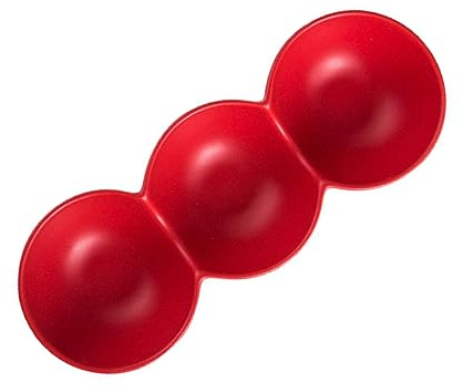 Hoement Ciotola Per Frutta e Snack Contenitore Multifunzionale Rosso Per Cucina Adatto Feste e Speciali Facile Da e Versatile e Ristoranti