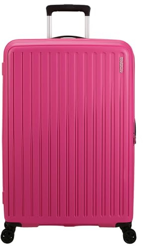 American Tourister Hartschalenkoffer Größe L Polypropylen (PP) Spinner 77/28 Sunny Yellow, Praktisch, Leicht, Kratzfest, TSA-Schloss, Wasserfest, 2 große Fächer, Trennwand, Kleidergurte