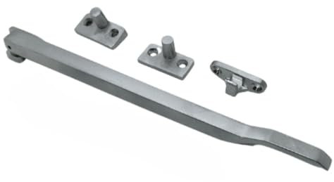 Satin Chrome Non-Locking Window Casement Stay