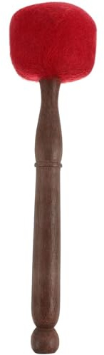 Klangschale Schlägel Holz Buddhismus Stick Klangschale Klöppel Meditation Zubehör Bequemer PU-Kopf zur Entspannung