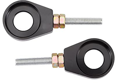 WOOSTAR 15mm Motorcycle Chain Adjuster Tensioner Replacement for 110cc 125cc Lifan YX SSR Coolster SDG Thumpstar Chinese Dirt Pit Bike Black