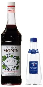 Set de sirope y limonada: Sirope - Grosella Negra 1L – Limonada Lorina (24x42cl)
