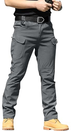 YAOBAOLE Pantalon Tactique Homme X7 Cargo Treillis Militaire Randonnée Chasse Pantalon de Travail avec Plusieurs Poches