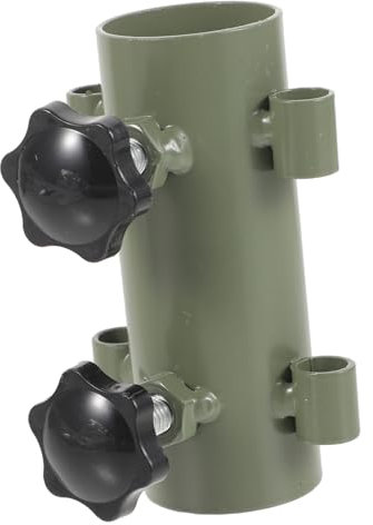 YARNOW Fijador De Poste De Toldo Refugio De Lona Bases Lona De Tierra De La Tienda Pararse Ultravioleta Pabellón Montar Cámping Polos Sol Pie De Sombrilla Carpa Equipo Apoyo Green Acero