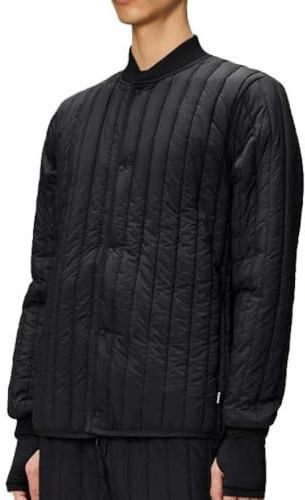 RAINS Veste Homme Noir Ra21680, Noir , S